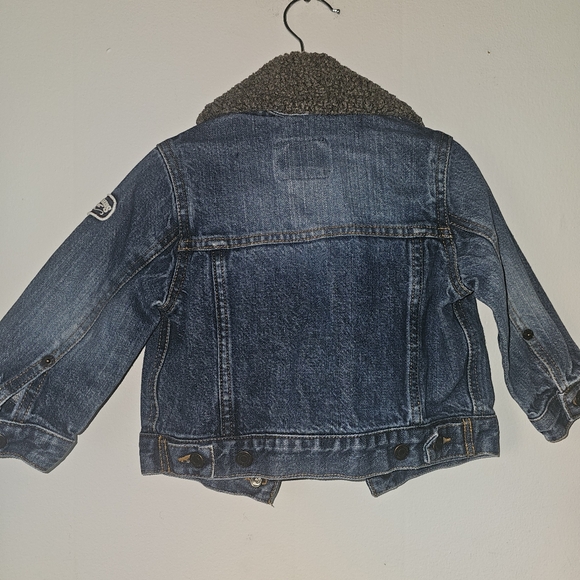 Levi's | (18 mos) | Vintage Jean Jacket/Denim Trucker Jacket with Sherpa Collar - Picture 8 of 11